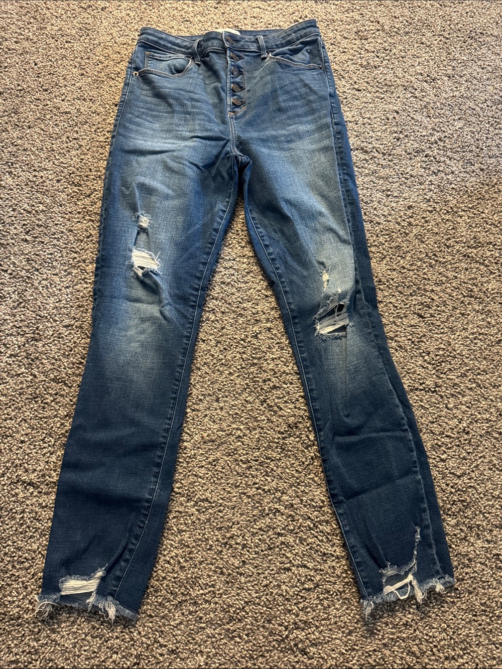 Abercrombie & fitch super skinny high rise